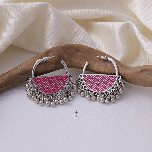 Latest Collection 5 Layer Latkan Jhumka earrings for Girls and Woman (Silver  Color)